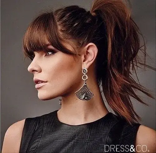 Ponytail with Bangs inspiration