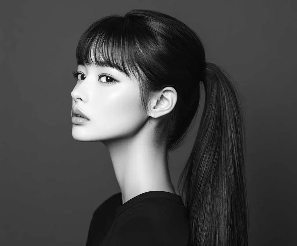 Ponytail with Bangs inspiration