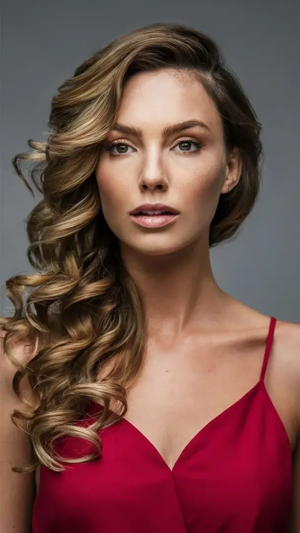 Side Swept Curls inspiration