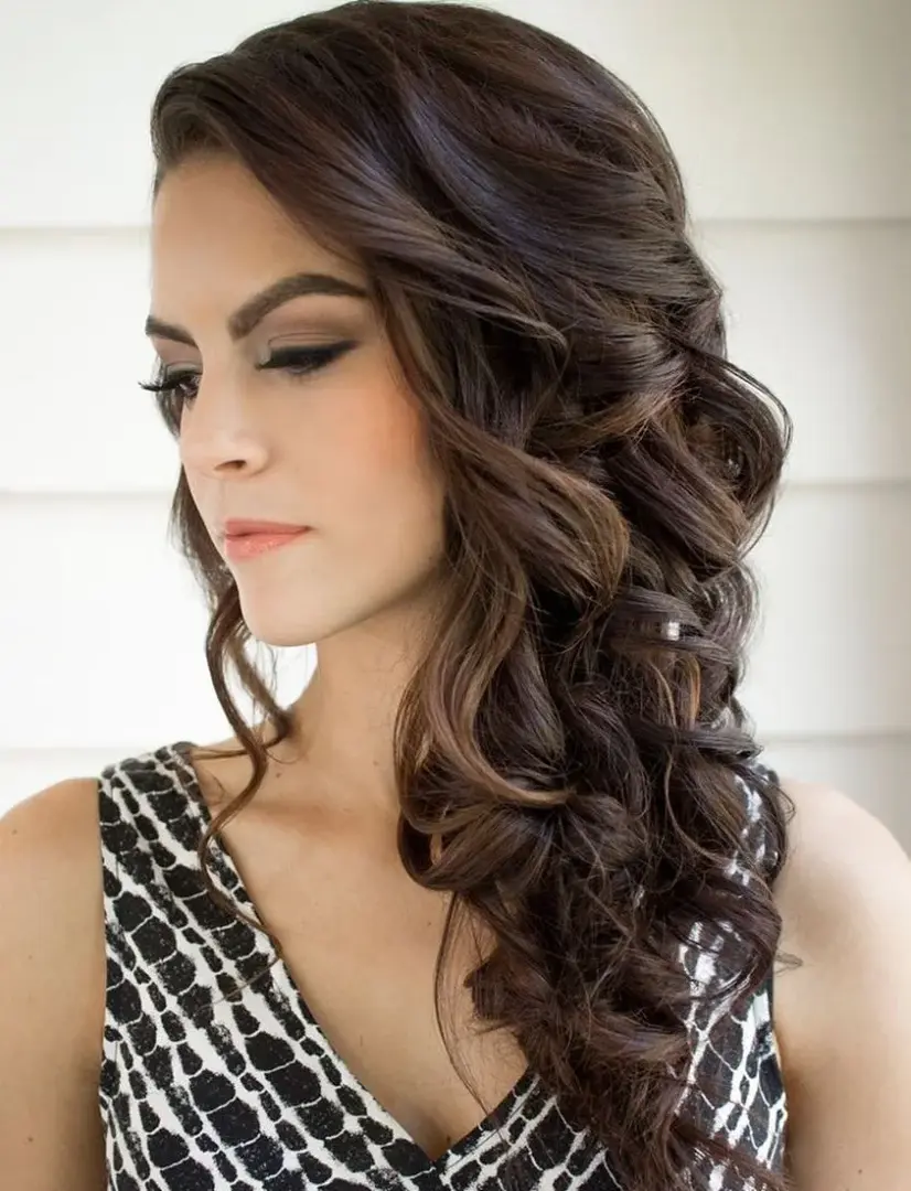 Side Swept Curls inspiration