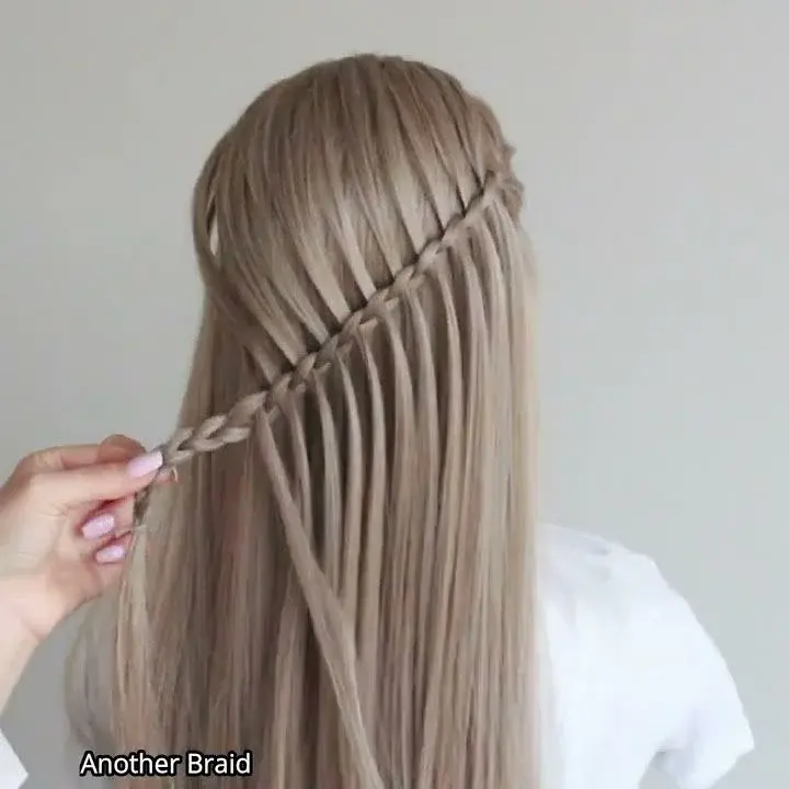 Waterfall Braid inspiration